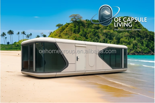 Prefab House Luxury Hotel Modular Villa 2 Bedroom Prefab Homes Prefabricated Building Space Capsule Prefabricated Cabins