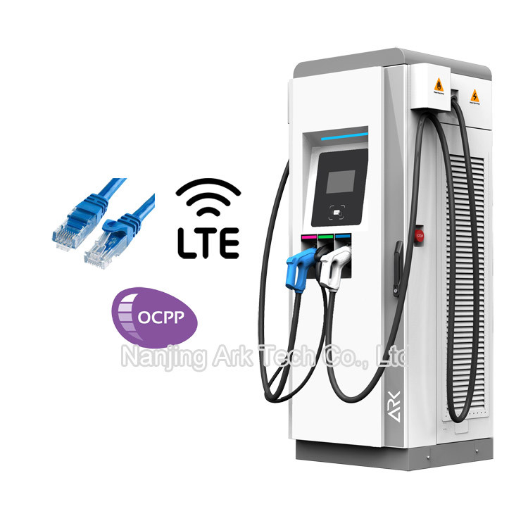120KW Three Plug Fast Charging Stations For Electric Cars OCPP