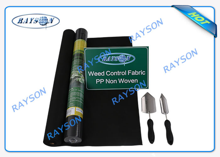 Anti UV Weed Control Garden Mat , Polypropylene Landscape Weed Control Fabric Agriculture Non Woven Cover