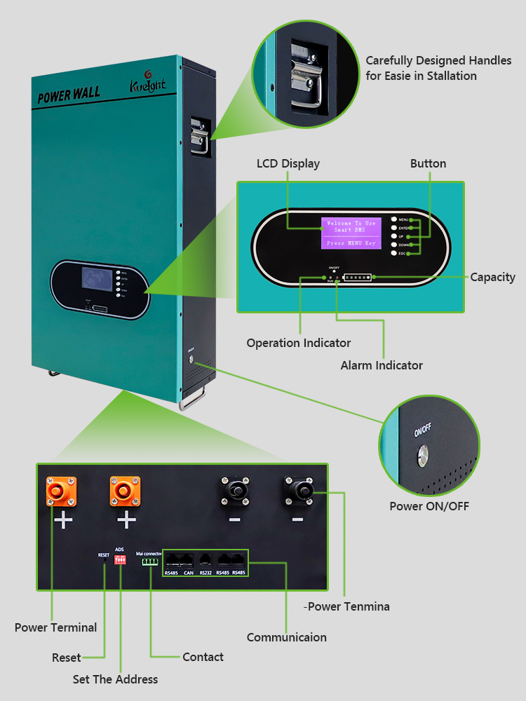 6000 Times Lithium Battery Systems 5kwh Home Lfp Lifepo4 Battery With Inverter Kits