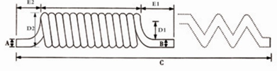 Thermoplastic Polyurethane Coil Pneumatic Air Tube 8mm With Fitting Both Ends,Sprial Air Hose 0