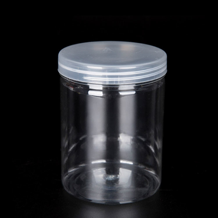 8oz Transparent Plastic Jar Containers for Packaging