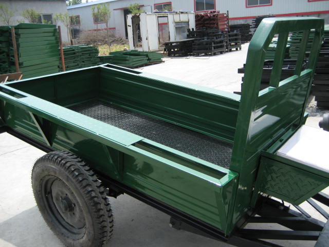 Walking tractor trailer