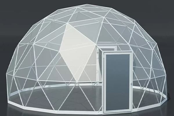 Geodesic Dome Tent House Steel Frames Outdoor Island Beach Resort Marquee
