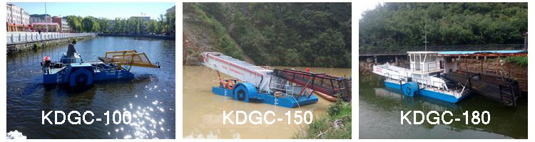 Water Reed Hyacinth 5000m2 Aquatic Weed Harvester Boat