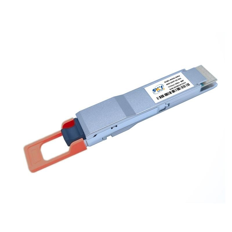  QSFP-DD 30KM ER4 400G Optical Module SMF Fiber Type 3.3V Power Supply Speed PAM4 Manufactures