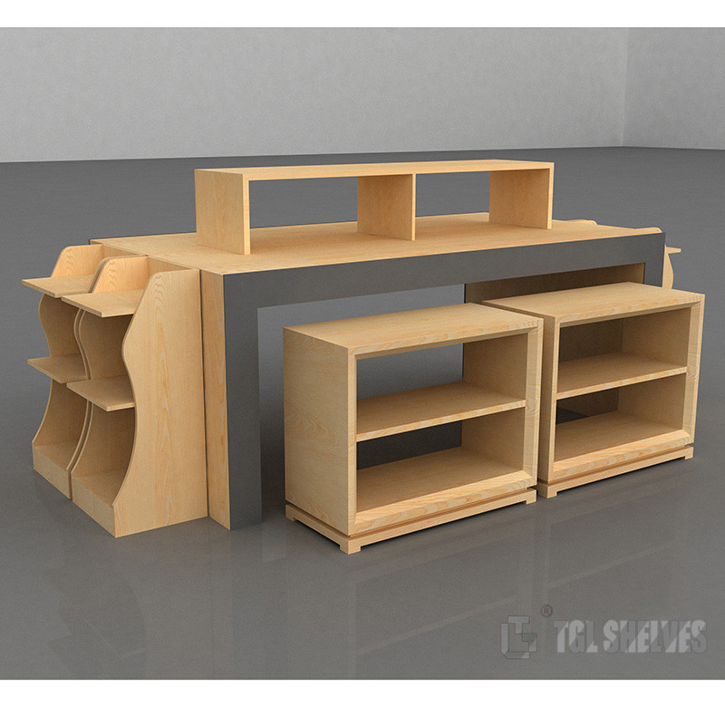 TGL Gondola Store Shelving , ODM Supermarket Display Stand Steel Wood Material