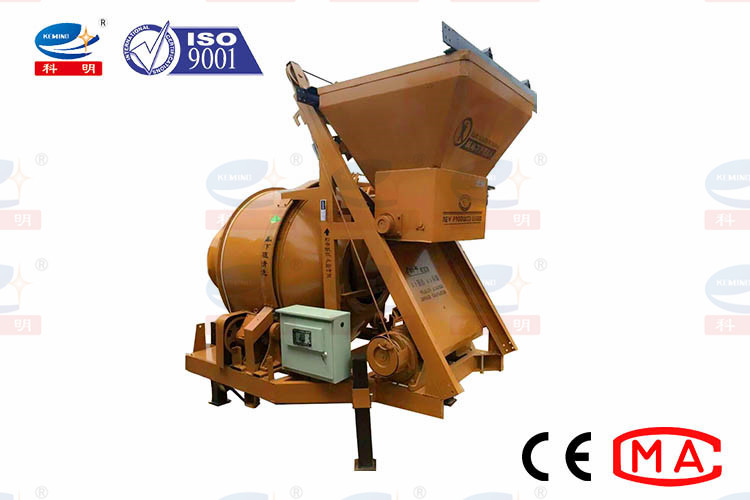 Rubber Roller Grout Friction Concrete Mixing Machine For Hydropower