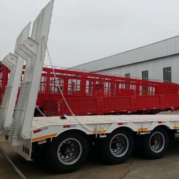 Hydraulic Multi Axle 35-100 Ton Bulk Cargo Carrier Lowboy Trailer Within Your