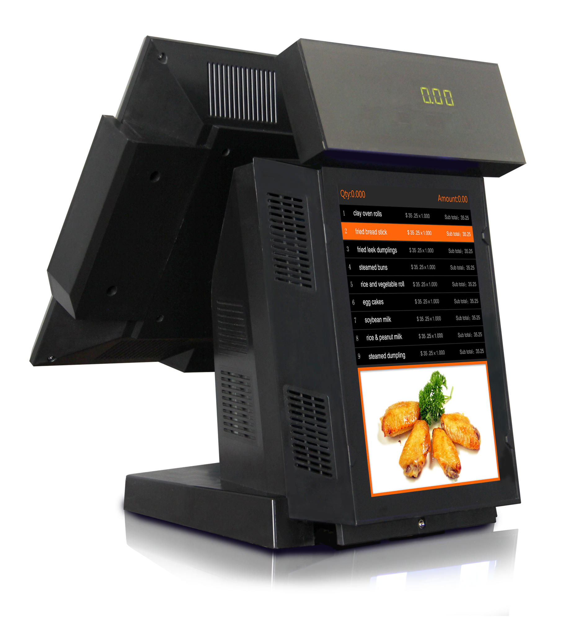 Dual-screen Payment Kiosk HDD-580 with Android 8GB eMMC and WIN 32GB/64GB/128GB SSD OS