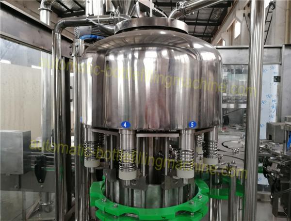 Small Capacity Fully Automatic Bottle Filling Machines 3 In 1 For Still / Flavor