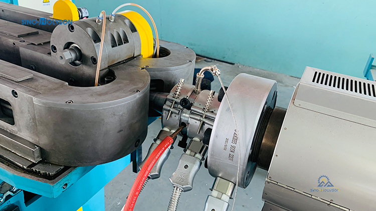15kW Single Screw Extruder PVC HDPE PP Corrugated Pipe Making Machine