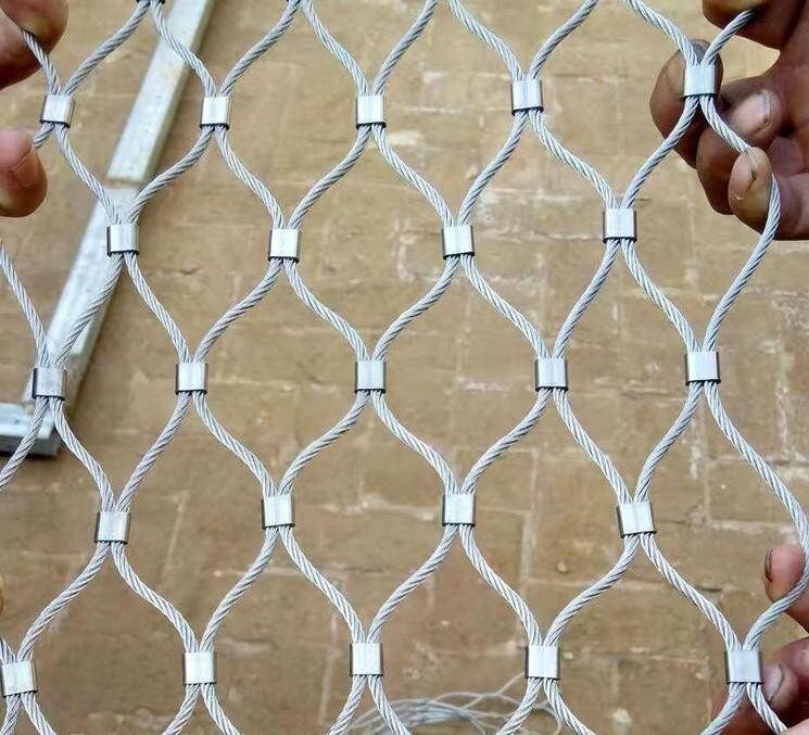 Protective Mesh 304 316 Stainless Steel Rope Decorative Mesh For Garden Areas