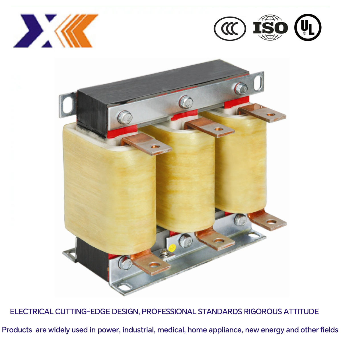 60kVA 480V 50HZ 7% Harmonic Filter Reactor Three Phase with and Rated Current 10A