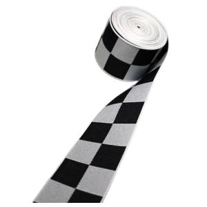 Polyester Jacquard Ribbon Bag Strap Factory Customizable 3.8cm Two-Color Black