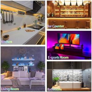 Smart Rgb Music Reactive Led Strip Bluetooth APP Music Sync Controller Cob Rgb