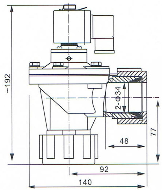 CA25DD Goyen Type DD Series Pulse Jet Diaphragm Valve For Dust Collector 1
