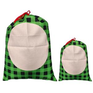 Personalized Reusable Christmas Bags Candy Bags Custom Santa Sacks Sublimation