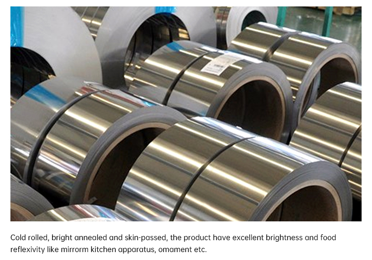 ASTM SS A240 409 Stainless Steel Strip Coil Cold Rolled 201