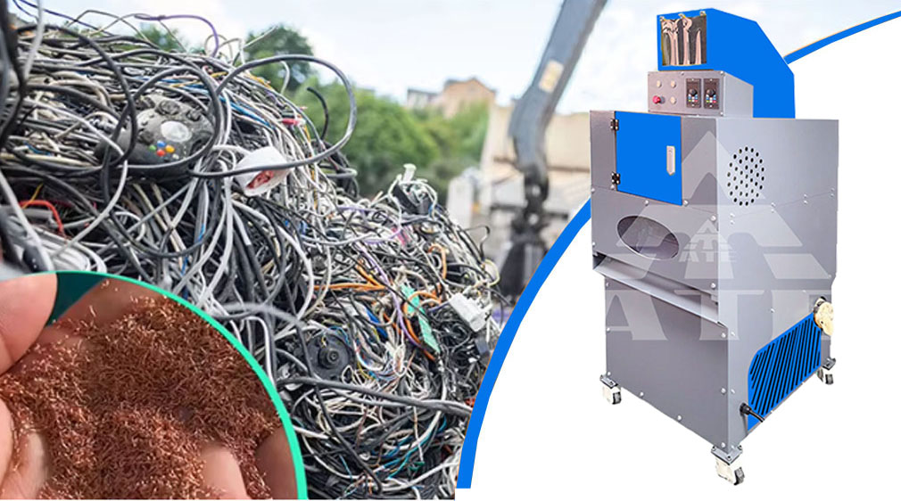Scrap Copper Wire Recycling Copper Cable Wire Granulator Mini Copper Granulator