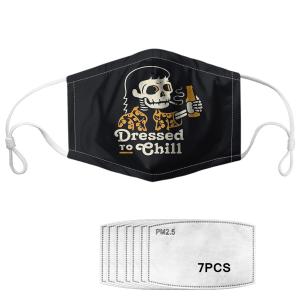 Adjustable Elastic Earloop Printed Reusable Face Mask