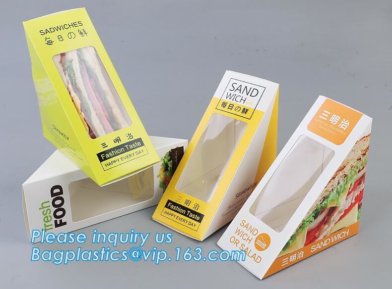 Wholesale custom Paper Cookies packing Cake Box with PVC window,Wholesale Plastic Square Birthday Wedding Packaging Clea