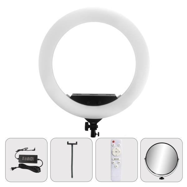 Quality 22-inch ring light with display and remote control, can be matched with a bracket, suitable for beauty live broadcast fill light for sale