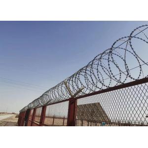 Electric Galvanized BTO 22 Razor Wire Blade Type Use On Top Of Fence And Wall