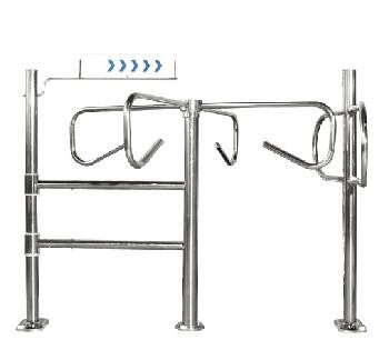 Supermarket Gate Four Arm Turnstile Tunrstile QSJCKQ Supermarket Security Access shop security gate/ security fence