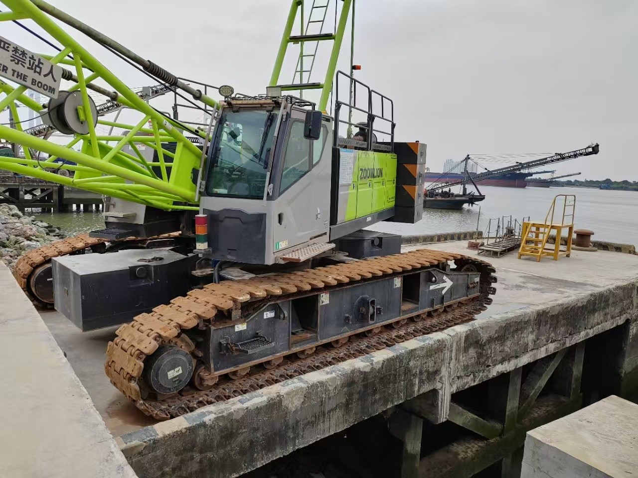 Zoomlion Crawler Crane 85 Tons, Has a Mature Used Crawler Crane Export Experience