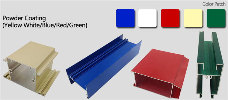 Top Quality Powder Coating Aluminum Window and Door Extrusion Profiles