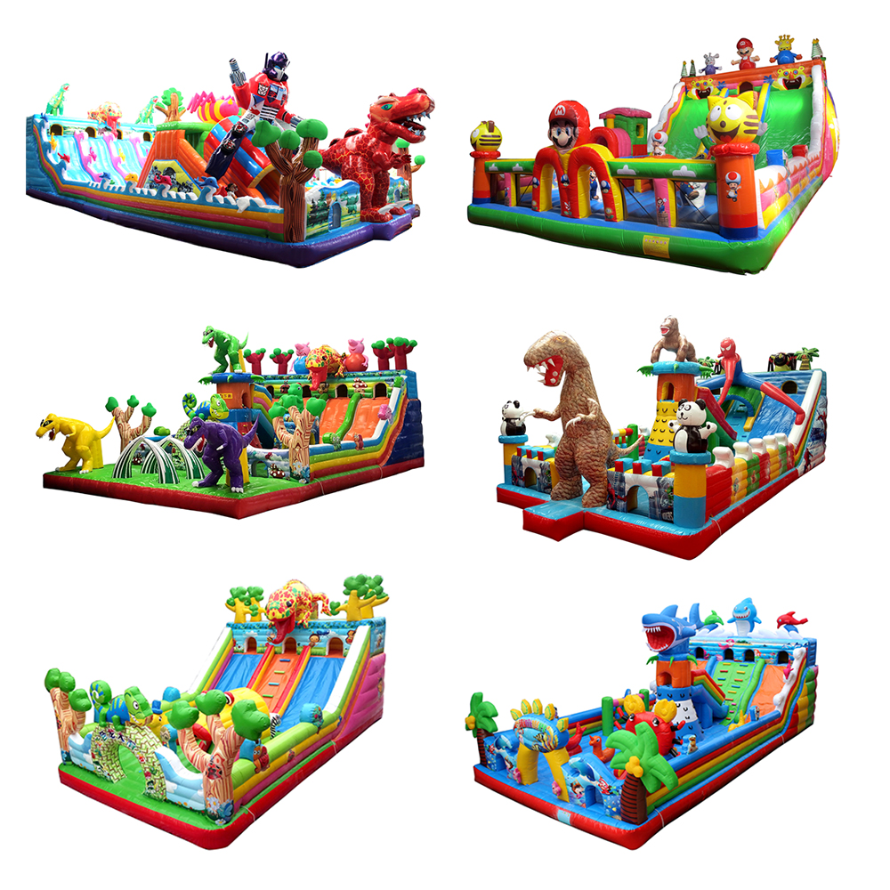 Sea Shipping Outdoor PVC Inflatable Bouncy Castle Jumping Combo for Kids and Adults
