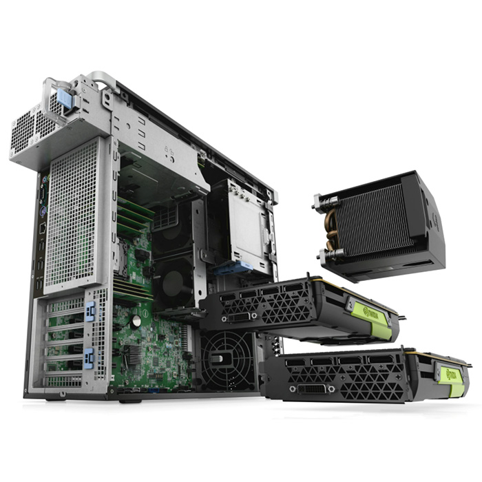 1T HDD Precision T5820 Dell Tower Server Workstation W-2235 6 Cores 3.8 8G Ram
