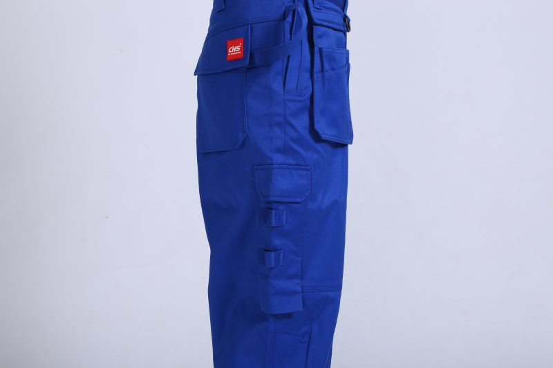 350gsm FR Liquid Chemical protective Suit , IEC61482 Chemical Resistant Pants