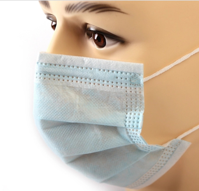 CE FDA Certification 50pcs Per Box English Packaging Disposable Surgical Face Mask