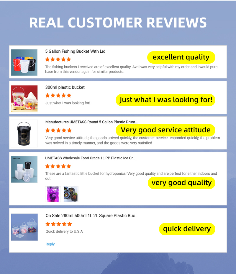 Gallon Bucket 100% Material Chemical Storage Container Well Sealing Customizable Color