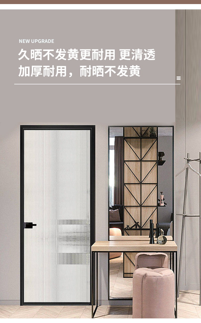 30/40/50/60/70/80/90/100/110/120/152CM Width Decorative Peel Stick Corrugated Glass Film for Explosion-Proof and Privacy