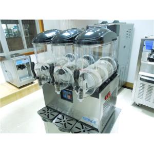 High Capacity 3 Tanks Frozen Drink Slush Machine Automatically Control CE