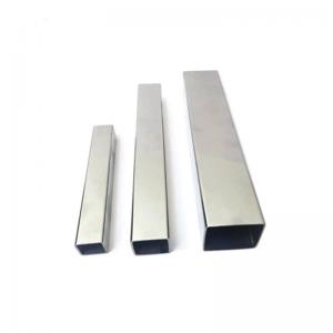  ASTM Hl Finish Stainless Steel Square Tube Pipe Profile 201 202 316 Bright Mirror Manufactures