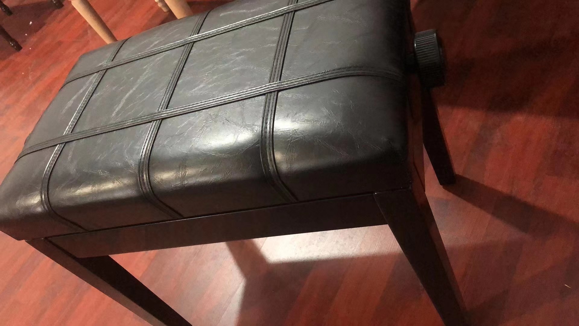 best price wholesale standard artist piano wholesale bench Black Piano Pedal Extender Bench for Kids with 2 Pedals Adjus