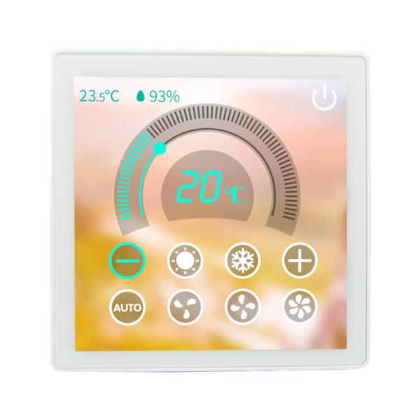 China Lcd Display Temperature Control WIFI Smart Wall Light Switch White Color on sale China Lcd Display Temperature Control WIFI Smart Wall Light Switch White Color on sale