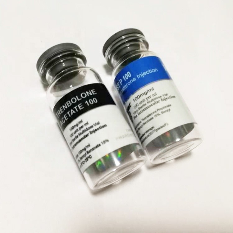 ISO Gold Foil Printing 10ml Vial Labels Strong Adhesive Sticky For Trenbolone Acetate