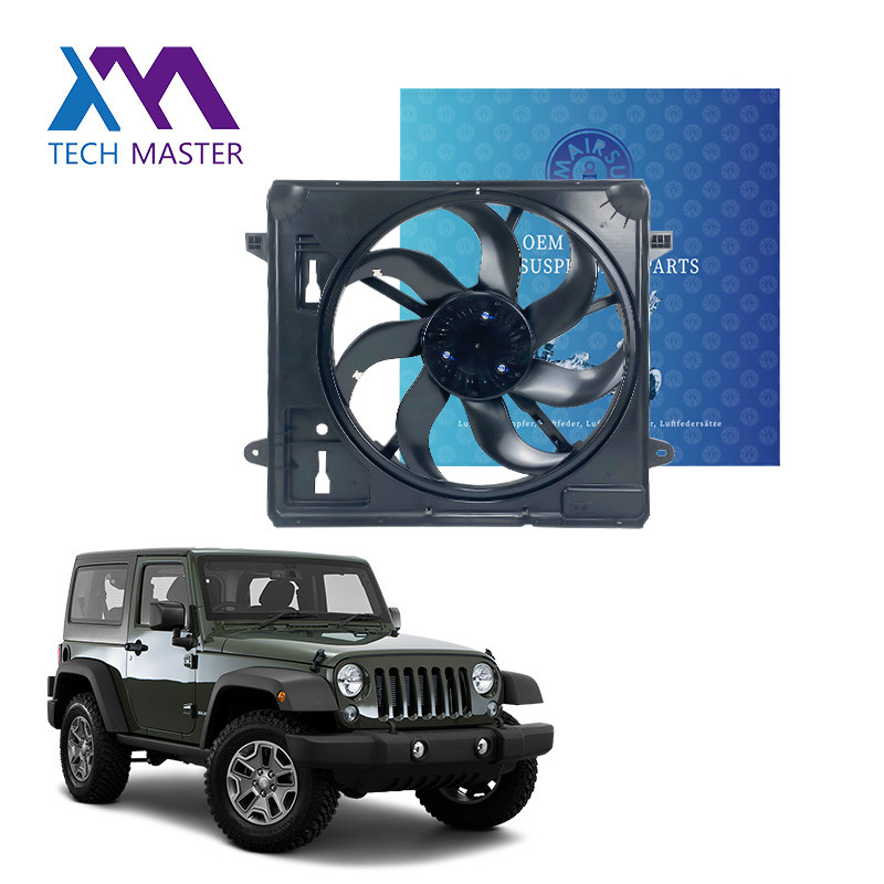Car Radiator Auxiliary Cooling Fan 600W For Jeep Wrangler 2012-2018 3.6L