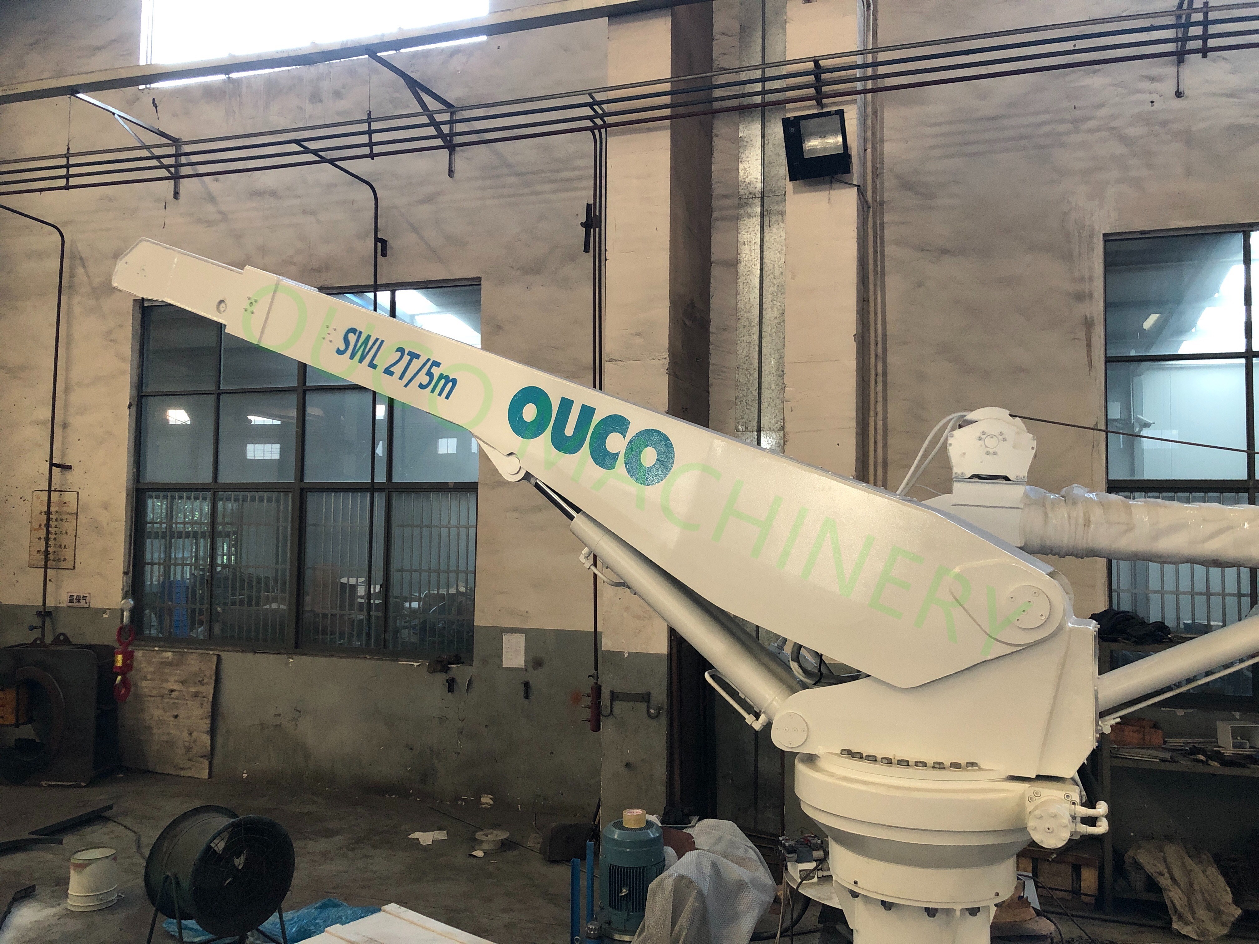 Easy Maintenance 2T 5M Hydraulic Telescopic Boom Crane