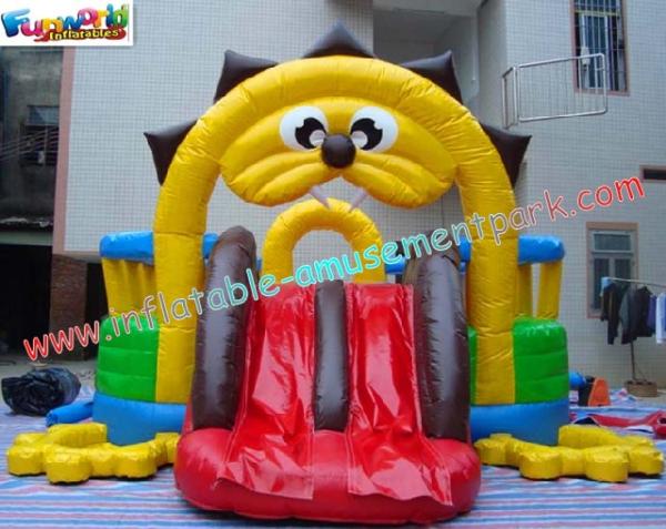 Cool Commercial Inflatable Amusement Park Play Centers 6L x 6W x 4H Meter for