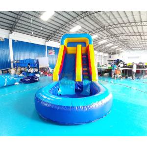 ODM Toddler Bouncy Castle Inflatable Water Slide With Pool