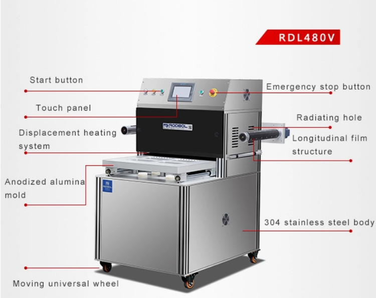 Semi Automatic Modified Atmosphere Packaging Machine Cryovac Vacuum Sealer