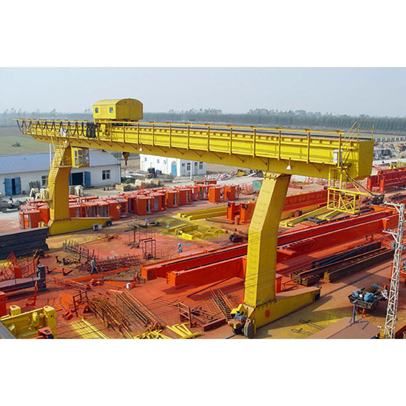 Industrial EOT Single Girder Gantry Crane Trolley L Type 10 Ton