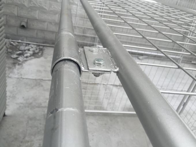 Customized Galvanised Steel Rubbish Cage HDG 14 Microns / 42 Microns