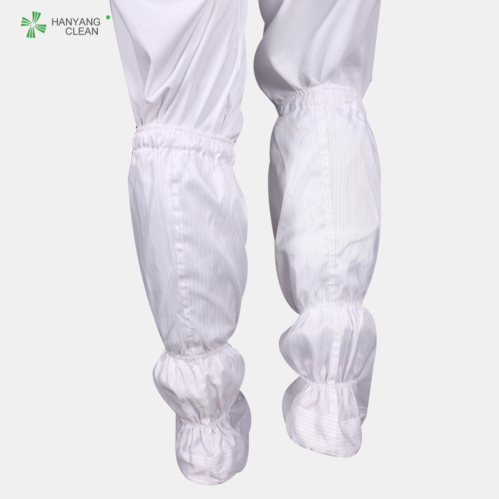 Wholesale ESD Cleanroom electric booties soft-soled stripe cloth antistatic high Safety Boots